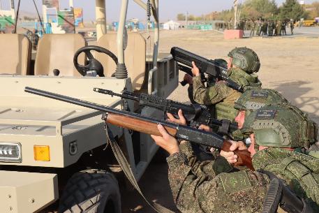 Миротворцы ОДКБ приступили  к отработке задач на полигоне  в Таджикистане