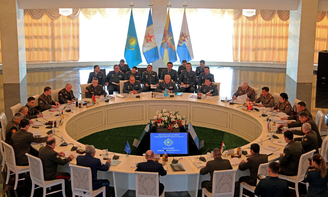 В Казахстане прошло 12-е заседание Военного комитета по вопросам развития сотрудничества государств-членов ОДКБ