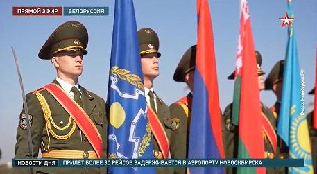 Сюжет телеканала «Звезда» о церемонии открытия учений ОДКБ "Взаимодействие-2025", «Поиск-2025» и «Эшелон-2025» в Беларуси