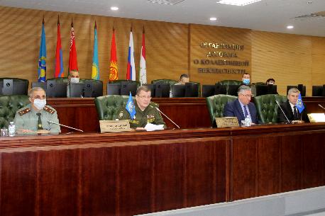 На базе Объединенного штаба ОДКБ состоялись консультации  по плану совместной подготовки органов управления и формирований сил и средств системы коллективной безопасности на 2022 год