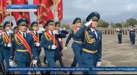 Сюжет "Первого канала"  о церемонии открытия командно-штабного учения с Коллективными силами быстрого развёртывания Центральноазиатского региона «Рубеж-2025» в Кыргызстане