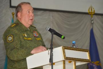 Начальник Объединенного штаба ОДКБ провел рабочую встречу с военнослужащими, прибывшими на обучение в ВУЗы Министерства обороны Республики Казахстан