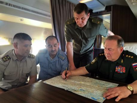 Начальник Объединенного штаба ОДКБ прибыл с оперативной группой в Республику Таджикистан