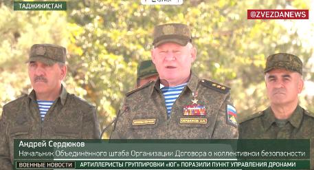 Сюжет телеканала «Звезда» по итогам учений ОДКБ в Таджикистане