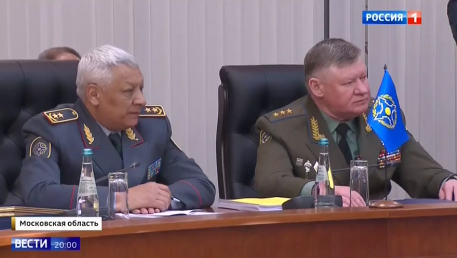 Сюжет телеканала «РОССИЯ 1» о заседании Совета министров обороны ОДКБ